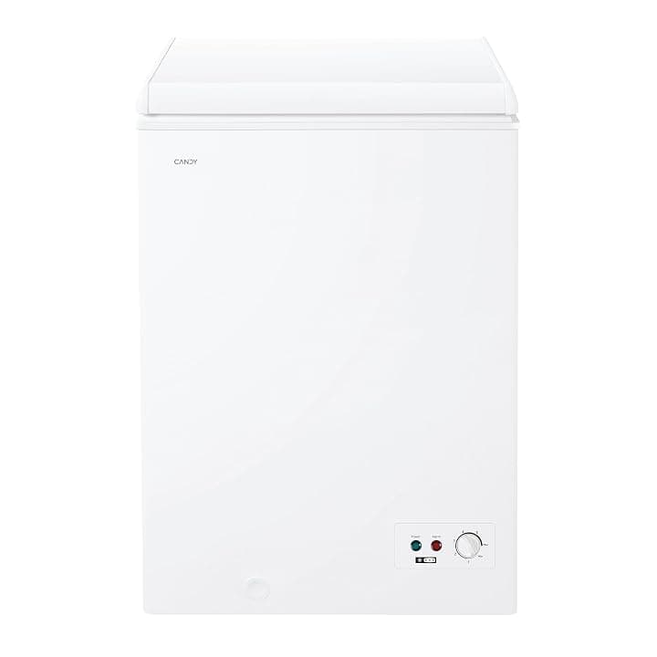 Candy Artico, CCHH 100E, Congelatore a pozzetto, Libera Installazione, 97 Litri, 39/C dB, Funzione Artico, Connesso, Bianco, AxLxP 84,5x54,5x49 cm [Classe di efficienza energetica E]