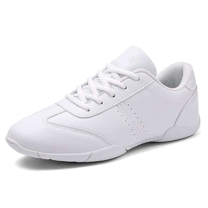 Scarpe da Cheerleading da Donna, Traspiranti, da Ballo, Leggere, Scarpe da Allenamento, Colore Bianco, per Fitness, Ginnastica, Yoga