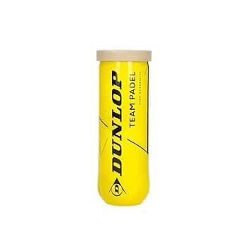Dunlop Team Padel Padel Balls for Leisure and Training Games (Pack of 3)