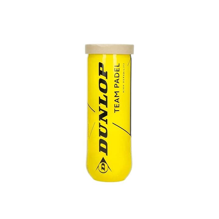 Dunlop Team Padel Padel Balls for Leisure and Training Games (Pack of 3)