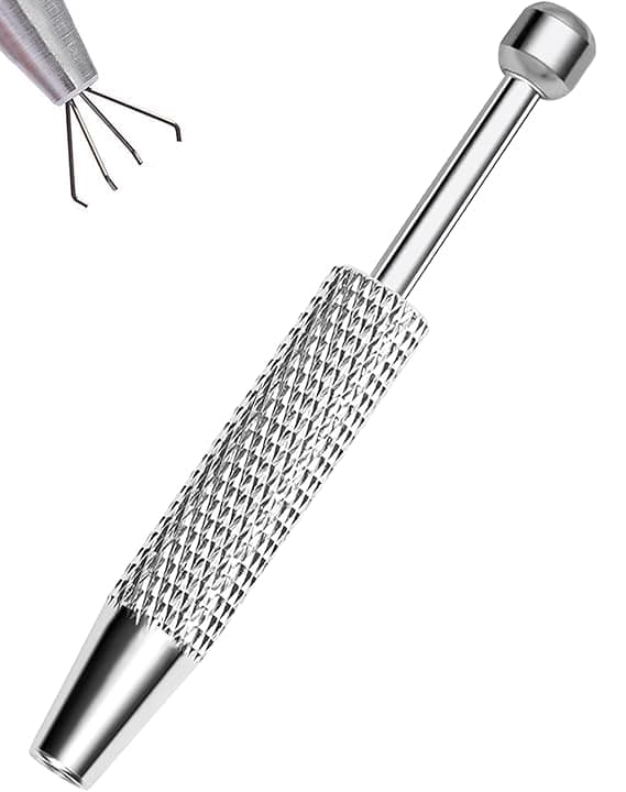 OUFER 6PCS Set di Presa a Sfera, Strumento di Apertura per Sfere di Piercing, 16G 18G Piercing Guiding Needle Tool, Chirurgenstahl Accessori per Piercing a Orecchio e Naso Labret ClimeCo Certified