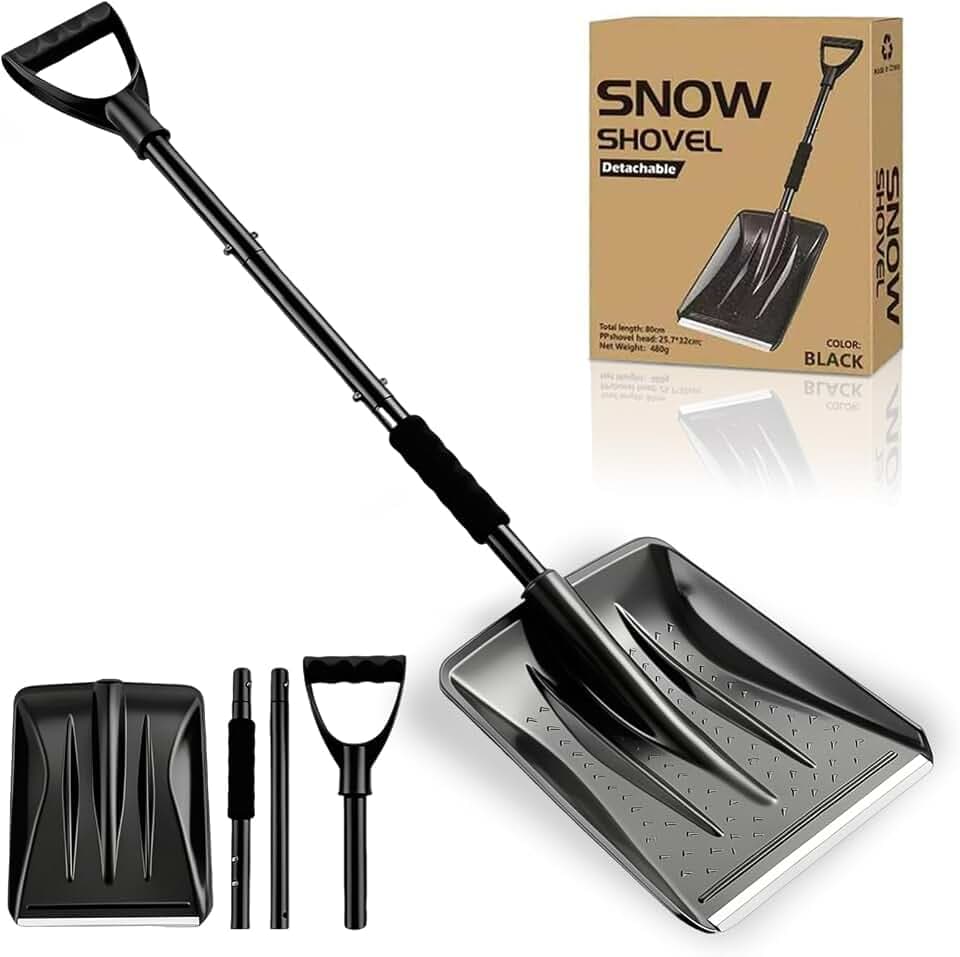 Pala da neve, pala da neve smontabile, dispositivo portatile per rimuovere la