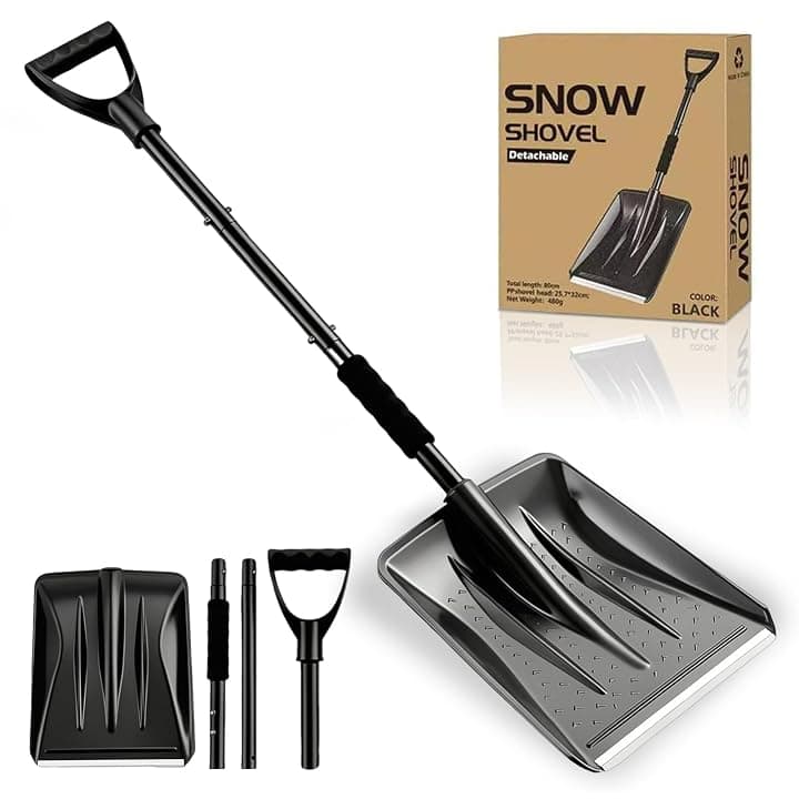 Pala da neve, pala da neve smontabile, dispositivo portatile per rimuovere la