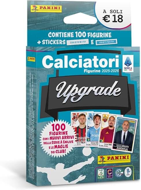 Calciatori Panini 2025-2026 - Upgrade Set [100 Figurine di Aggiornamento]