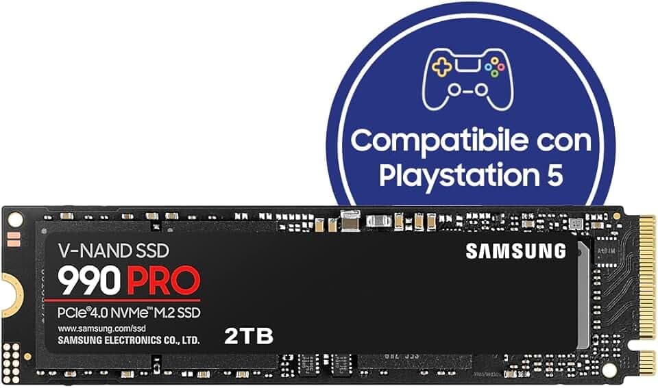 SAMSUNG Memorie 990 PRO M.2 2000 GB PCI Express 4.0 V-NAND MLC NVMe