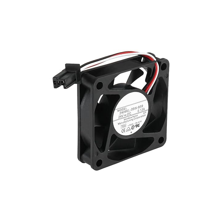 Ventola di Raffreddamento DC 24V 0,13A con Spina A 3 Pin 60x60x15mm 2406KL-05W-B59 Compatibile con NMB-Mat Desktop Laptop Server