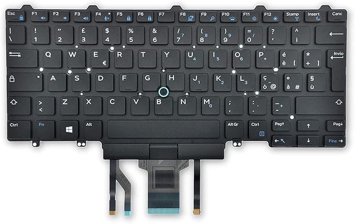 Tastiera Italiana per dell Latitude E5450 E5470 E7250 E7450 E7470 / DE277-IT
