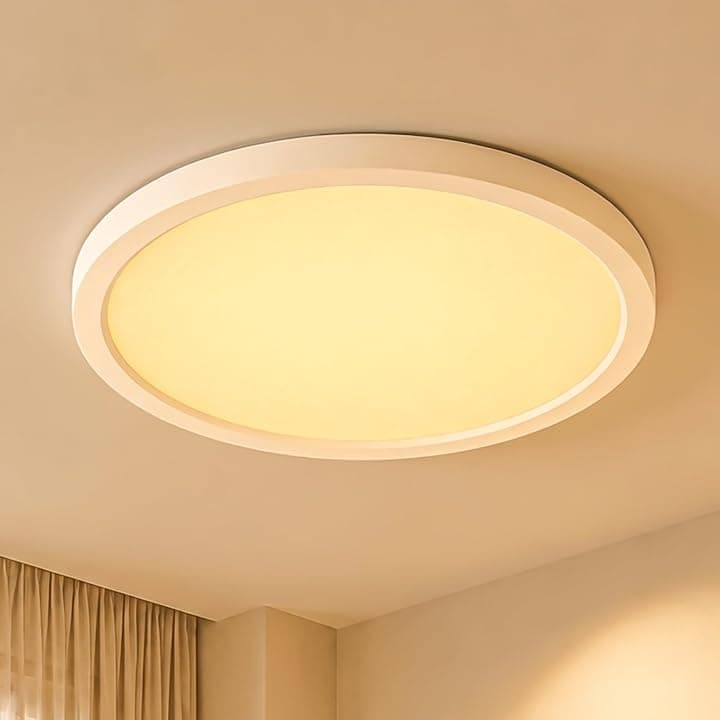 LQWELL Plafoniera LED Ultra Sottile Bianco 30cm 23W 3000K