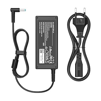 shefor Caricatore Compatibile con HP，Alimentatore 45W Compatibile con Hp Elitebook 840 830 850 Pavilion 11 13 15 Stream Probook 430 440 450 240 250 255 Cavo Alimentazione Punta blu (4,5 * 3,0 mm) ClimeCo Certified
