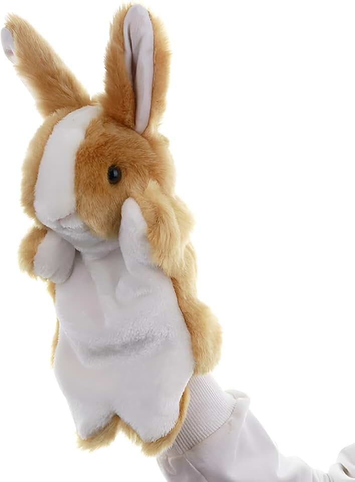 Cane Coniglio Elefante Colomba Drago Capra Koala Panda Orso Pecora Mucca Marionette a Mano Animali di Peluche Giocattoli per Giochi di Imitazione Fantasiosi Racconti Regali per Bambini