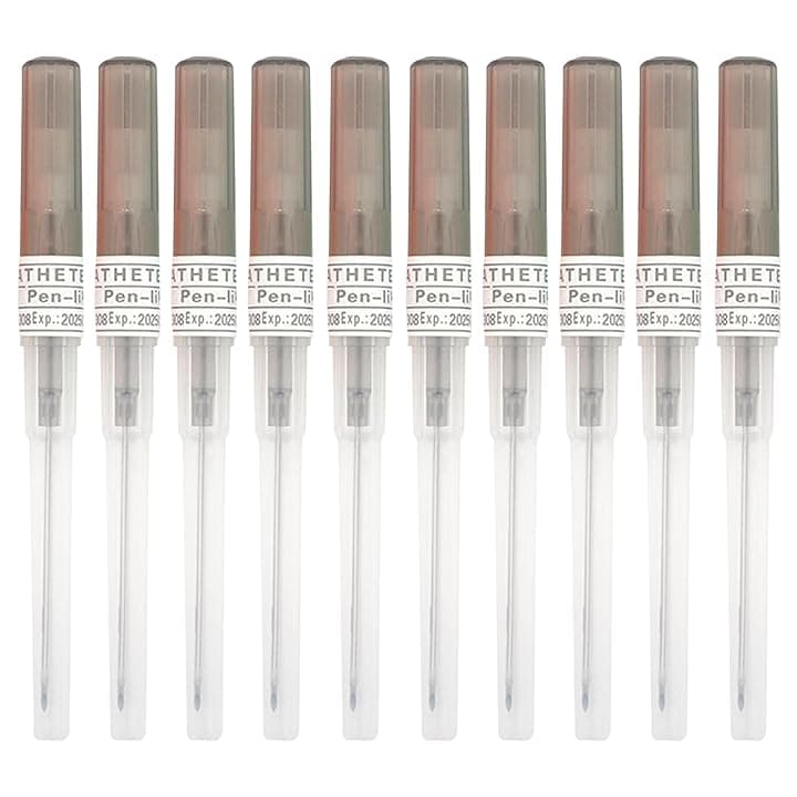 TYXHXTF 10 Pezzi Aghi per Piercing, Ago per Piercing, 16G Ago Cannula, per Labbro, Pancia, Lingua, Orecchio, Naso, Capezzolo, Cartilagine