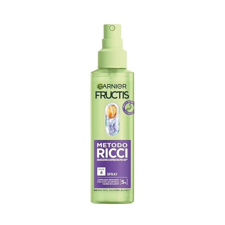 Garnier Fructis, Metodo Ricci, Spray Idratante per Capelli Ricci, 150 ml