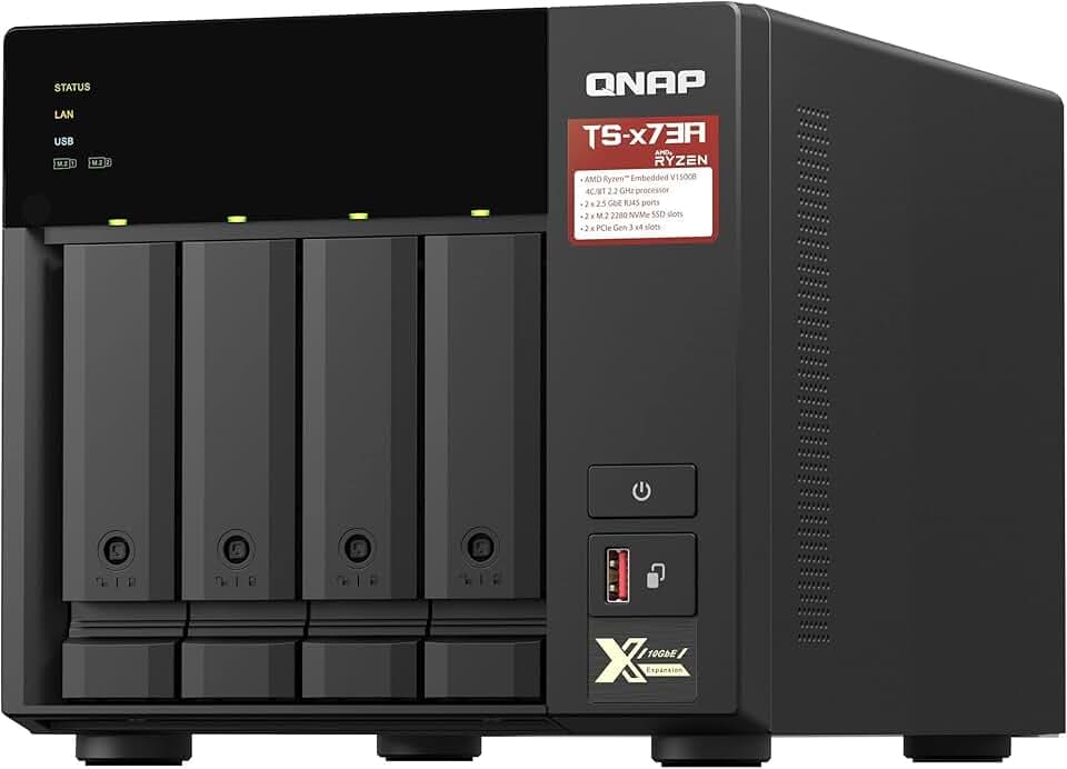 QNAP TS-473A-8G Serveur NAS 4 Baies