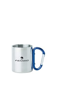 Ferrino Tazza Con Moschettone, Grigio, 7x8 cm, 300 ml