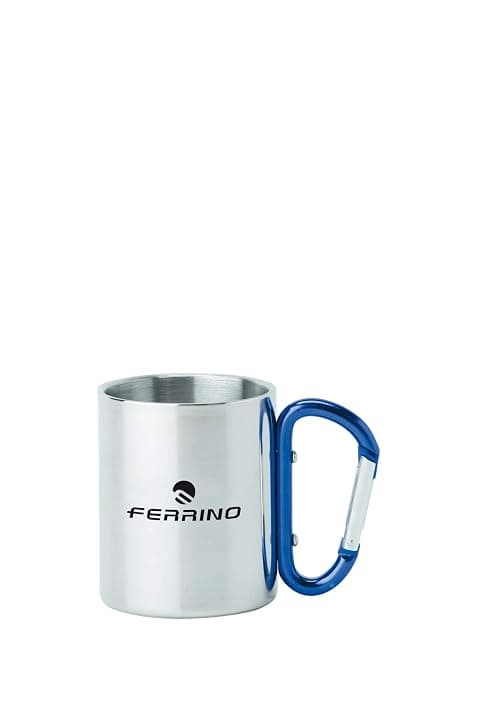 Ferrino Tazza Con Moschettone, Grigio, 7x8 cm, 300 ml