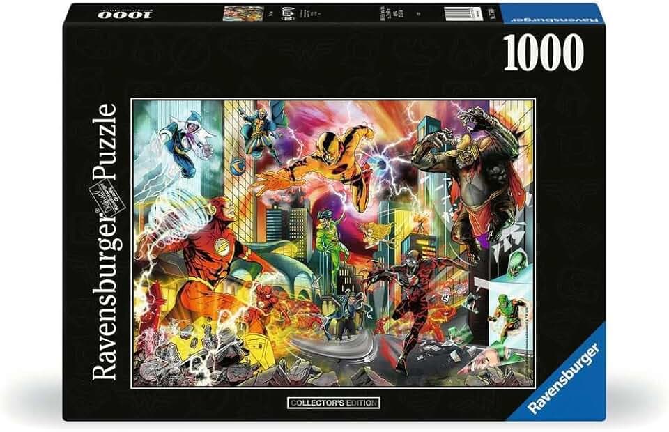 Ravensburger - Puzzle 1000 Pezzi The Flash​ | Puzzle Per Adulti E Tutta La Famiglie | Dimensione Di 70x50 Cm | Regalo Adulti | Regali Natale