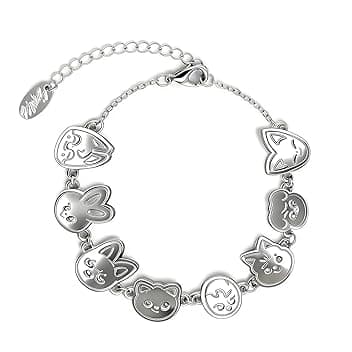 AYVRUOP Kpop Stay Braccialetti,Acciaio inossidabile,Kpop Bracciale,Ragazza Bracciale,Skzoo Anime Cartoon