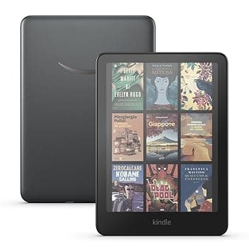 Amazon Kindle Colorsoft Signature Edition (Ultimo modello) - Con schermo a colori, luminosità frontale a regolazione automatica, ricarica wireless e lunga durata della batteria - 32 GB Recycled Content Certification for Electrical and Electronic Equipment