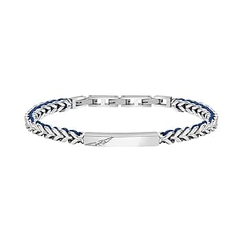 Sector No Limits Bracciale PULSEIRA, Bandy, Nylon AZ Chiaro, 22 cm SZV73 Marca, Única, Metalli non preziosi, Nessuna pietra preziosa