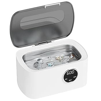 Vpcok Direct Pulitore Ultrasuoni 600ML Lavatrice Ultrasuoni Vasca Ultrasuoni Lavatrice ad Ultrasuoni Pulitore a Ultrasuoni dispositivo a ultrasuoni per occhiali, gioielli, orologi, plastica
