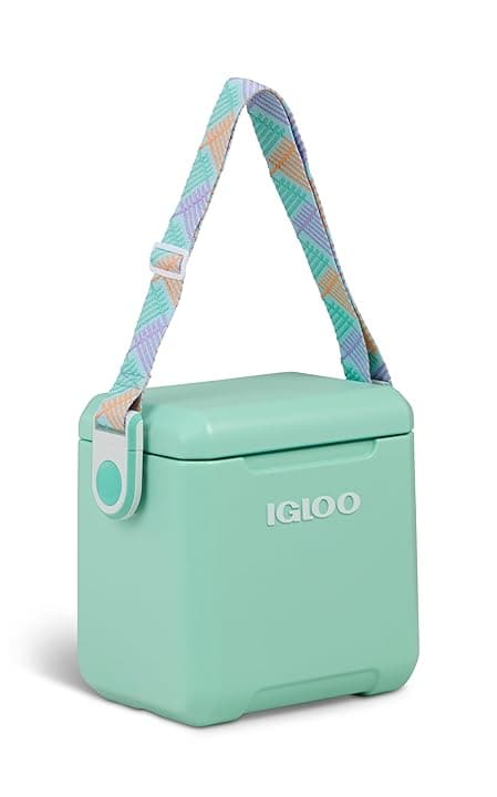 IGLOO Tag‑Along Too Borsa frigo passiva 10 L – Mini‑cooler portatile per campeggio, picnic, spiaggia & tempo libero – Contenitore 10 L con tracolla, resistente & facile da pulire