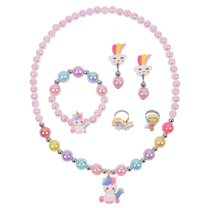OSDUE 6 Pezzi Set di Gioielli a Conchiglia Della Principessa dei Set