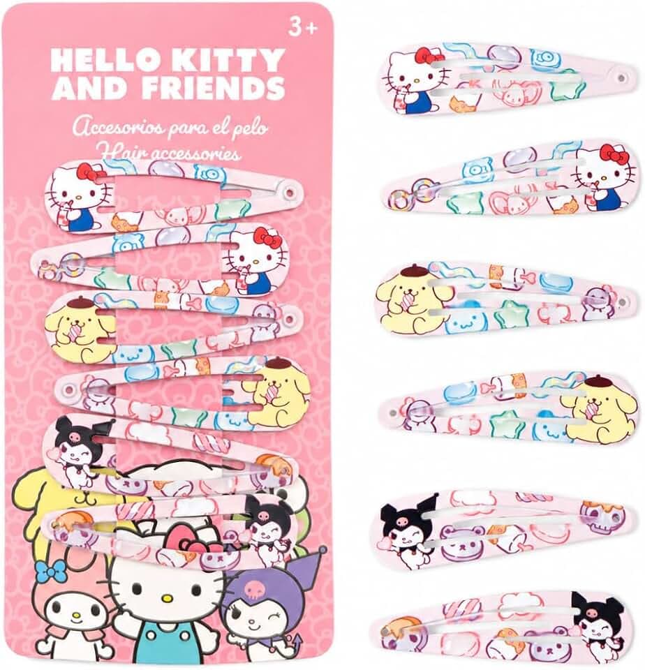 CERDÁ LIFE'S LITTLE MOMENTS CERDA LIFE´S LITTLE MOMENTS Mollette Hello Kitty per Capelli, 6 Pezzi