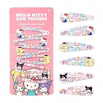 CERDÁ LIFE'S LITTLE MOMENTS CERDA LIFE´S LITTLE MOMENTS Mollette Hello Kitty per Capelli, 6 Pezzi