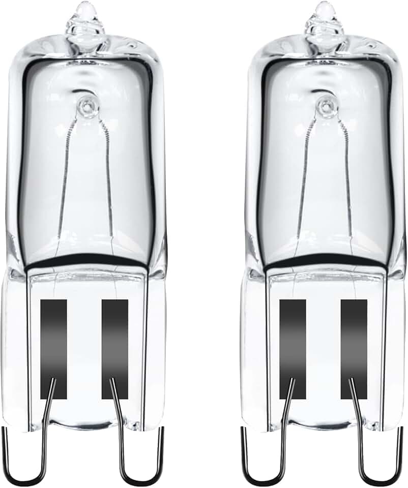 Lampadina G9 25W 230V 300 Gradi per Forno Bosch/Smeg/Whirlpool/Electrolux - Alogena 2 Pezzi