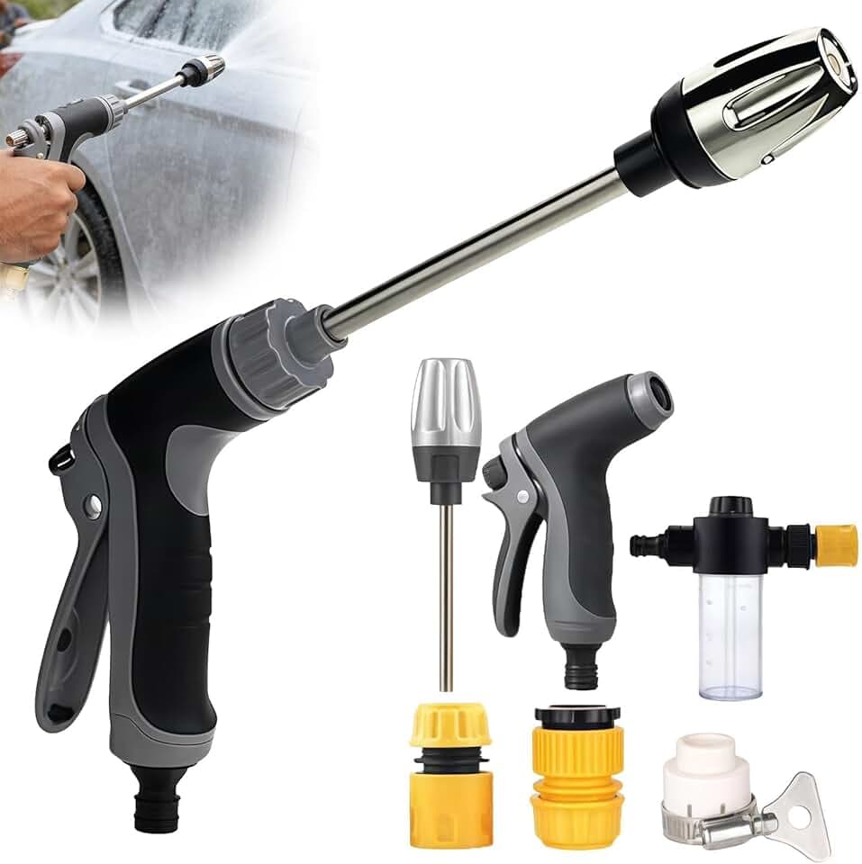 Jetterix Pressure Washer Nozzle, Power Jet Ugello per Tubo Pistola, per Pulizia di Autolavaggio, Vialetto (1pcs)