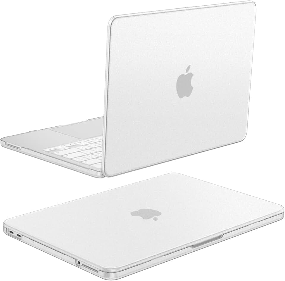 FINTIE Custodia Compatibile con MacBook Neo 13 Pollici A3404 (A18 Pro Chip, 2026) - [100% Colore Ufficiale] Sottile Rigida Cover Opaca Trasparente Anti-Impronte, Trasparente