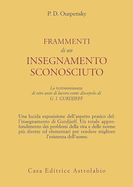Frammenti di un insegnamento sconosciuto