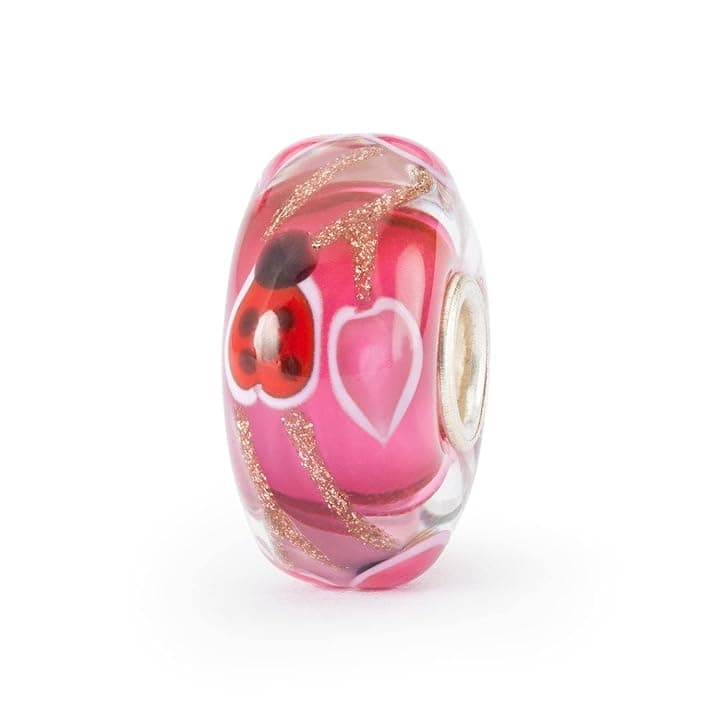 Trollbeads Amore e sicurezza Perla di vetro TGLBE-20368, misura unica, Vetro, Nessuna pietra preziosa