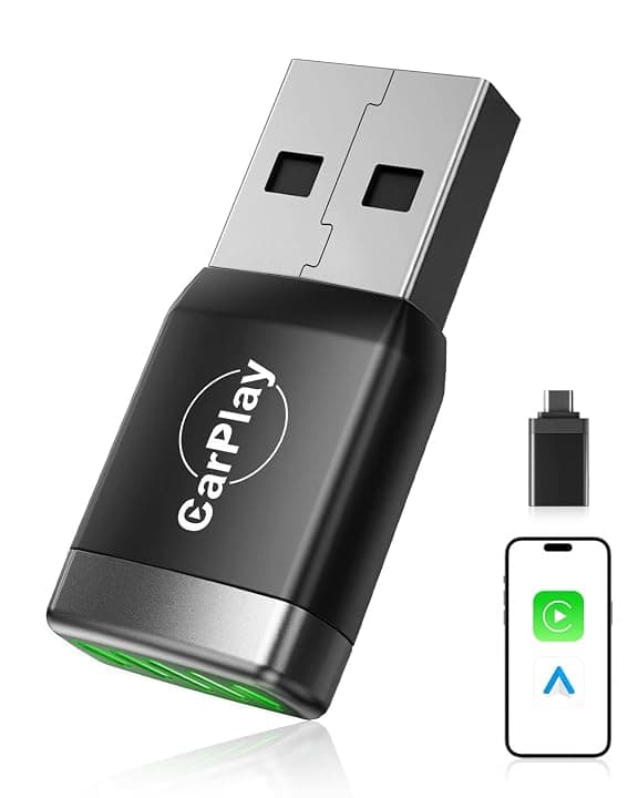 Mini Adattatore CarPlay Wireless e Android Auto Wireless, Navigazione GPS