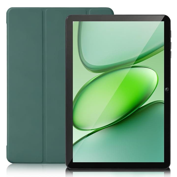 Tablet, 10 Pollici Android 15 Tablet, Processeur Octa-Core Ultra, 30GB RAM 128GB ROM (2TB Espandibili), Schermo HD IPS, Wi-Fi 5G Rapide, Widevine L1, 6000mAh, 13MP+5MP, Custodia inclusa-verde
