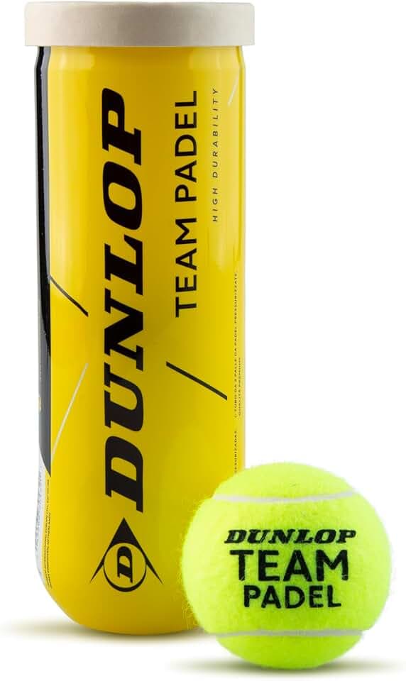Dunlop Palline da padel Team Padel, 3 palline