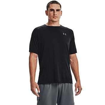 Under Armour Tech 2.0 Manica Corta T-Shirt Sportiva Leggera e Traspirante, Abbigliamento da Palestra con Tecnologia Anti-Odore Uomo (Pacco da 1)