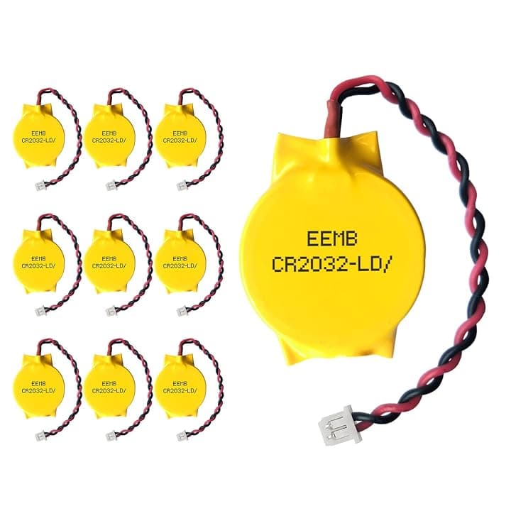 EEMB 10 CR2032 CMOS 3V cavo e connettore MOLEX scheda madre
