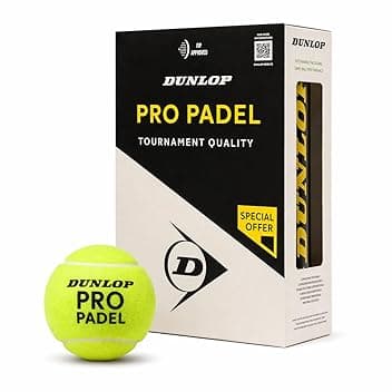 DUNLOP Pro Padel Balls - Palline da padel per competizioni e tornei