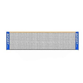 Rete da tennis portatile, rete pieghevole per badminton, rete da pallavolo per piscina, spiaggia, cortile, interni ed esterni, rete per allenamento sportivo per bambini, adulti, calcio, tennis,