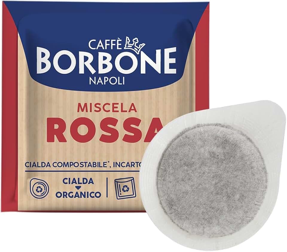 Caffè Borbone Cialda Compostabile, Miscela Rossa - 150 Cialde - Sistema ESE