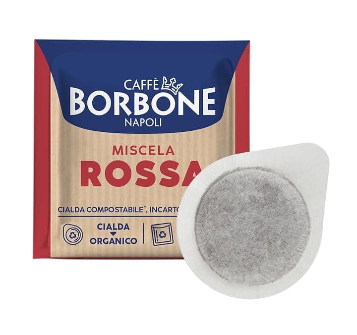 Caffè Borbone Cialda Compostabile, Miscela Rossa - 150 Cialde - Sistema ESE