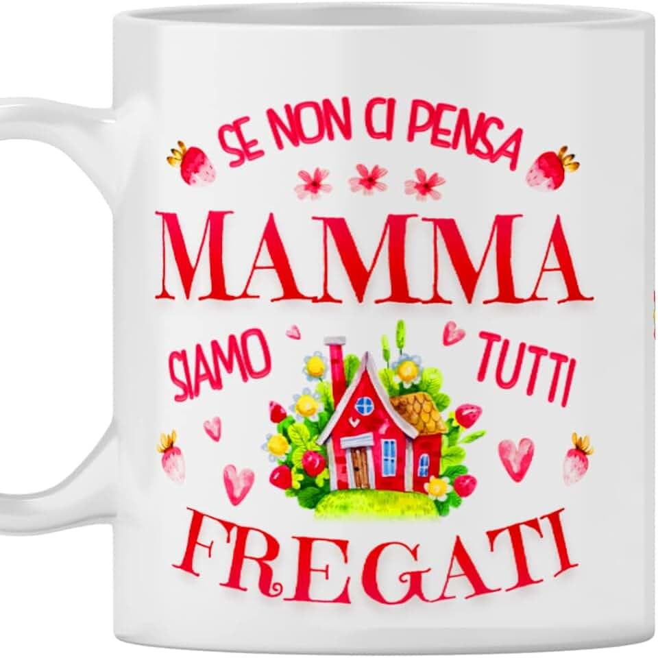 Generico Tazza mamma regalo funny e piena d'amore. Ideale come regalo per la festa della mamma, come regalo per il suo compleanno oppure per Natale - Ci pensa Mamma