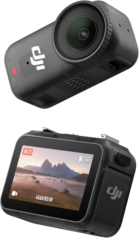 DJI Osmo Nano Combo Standard (128 GB) - Piccola fotocamera per vlog 4K/60fps con un sensore da 1/1,3″, video con ampio FOV di 143°, Registrazione di 200 minuti, Fotocamera magnetica POV 4K per Vlog