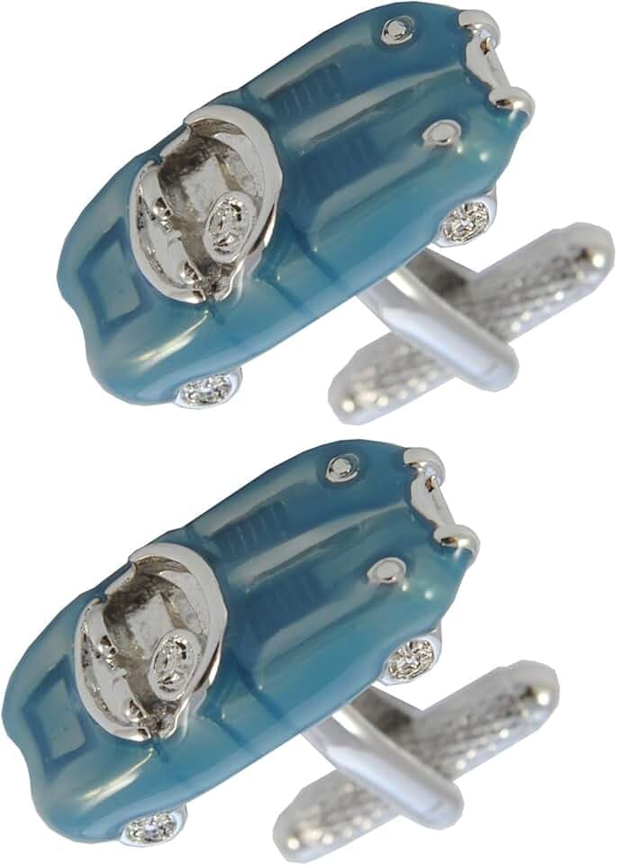 COLLAR AND CUFFS LONDON COLLAR AND CUFFS LONDON - Luxury Cufflinks for Men WITH PRESENTATION GIFT BOX - Solid Brass - Cars and Motorbikes - Automotive