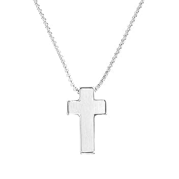 s.Oliver sOliver Collana per bambini con ciondolo in acciaio inox/pelle, motivo a catena, disponibile in confezione regalo per gioielli