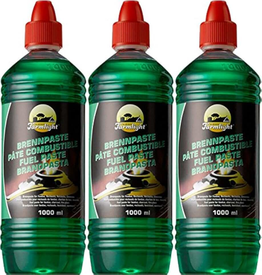 Pasta combustibile gel combustibile, pasta di accensione per fonduta, raclett Grill (3 litri)