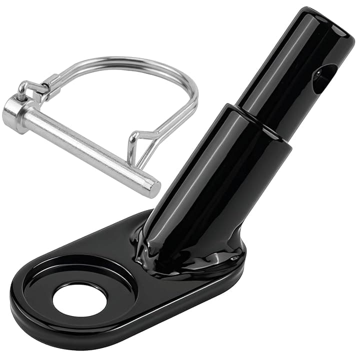 Frizione Rimorchio per bicicletta, 1 pezzo con perno di sicurezza in acciaio legato, gancio di traino per bicicletta, adattatore per rimorchio per bambini, rimorchio per cani, compatibile con e-bike