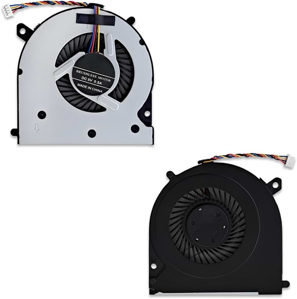 new net - Ventola CPU Fan Compatibile con HP EliteBook 740 G1, 740 G2, 745 G2, 750 G1, 750 G2, 755 G2, 840 G1, 840 G2, 850 G1, 850 G2 [4 Pin - 0,5 A]