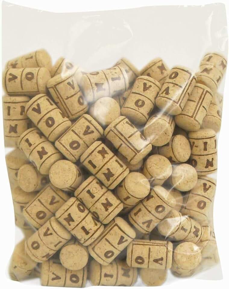 FERRARI Tappi Sughero Agglomerato 100 Pezzi 24x38